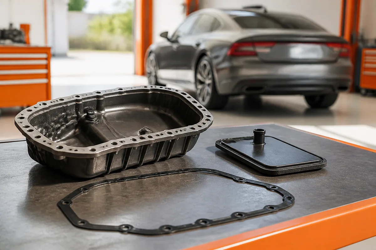 Carter de boîte automatique déposé avec filtre et joint neufs
